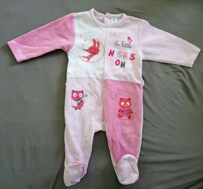 Pyjama velours 9 mois