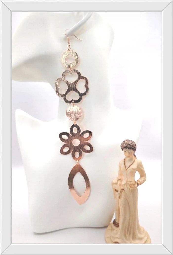 Boucles d'oreilles 21cm - photo numéro 2