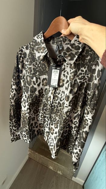 Veste chemise léopard 
