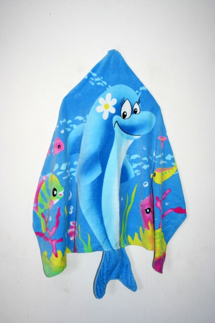 Cape de plage enfant Dauphin