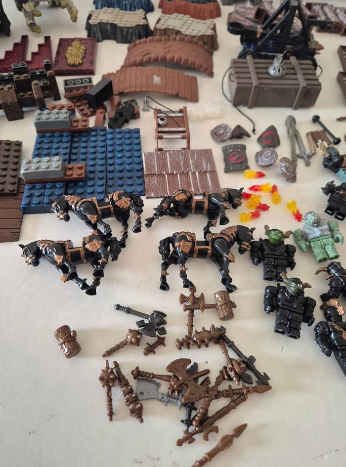 Gros lot megablock mega blocks 9879 Vorgan ice fang + 6 dragons - photo numéro 5