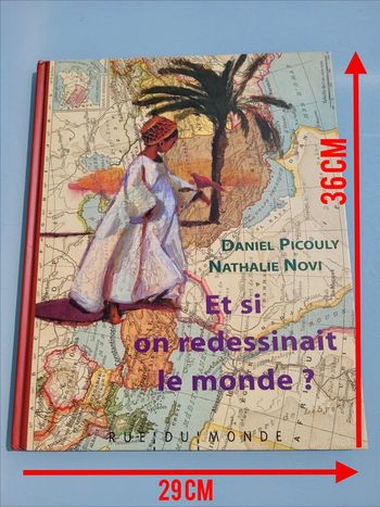 Très beau livre grand format, Rue du Monde 🌍 Et si on redessinait le monde ?