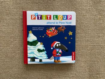 Livre p'tit loup attend le Père Noël Auzou