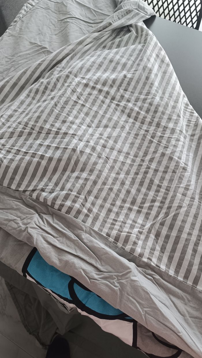 Parure de drap housse 90x200 Schtroumpfs - photo numéro 2