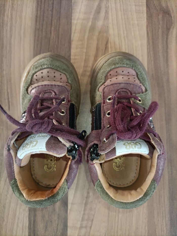 Chaussures marron et pourpre paillettes 21 GBB - photo numéro 5