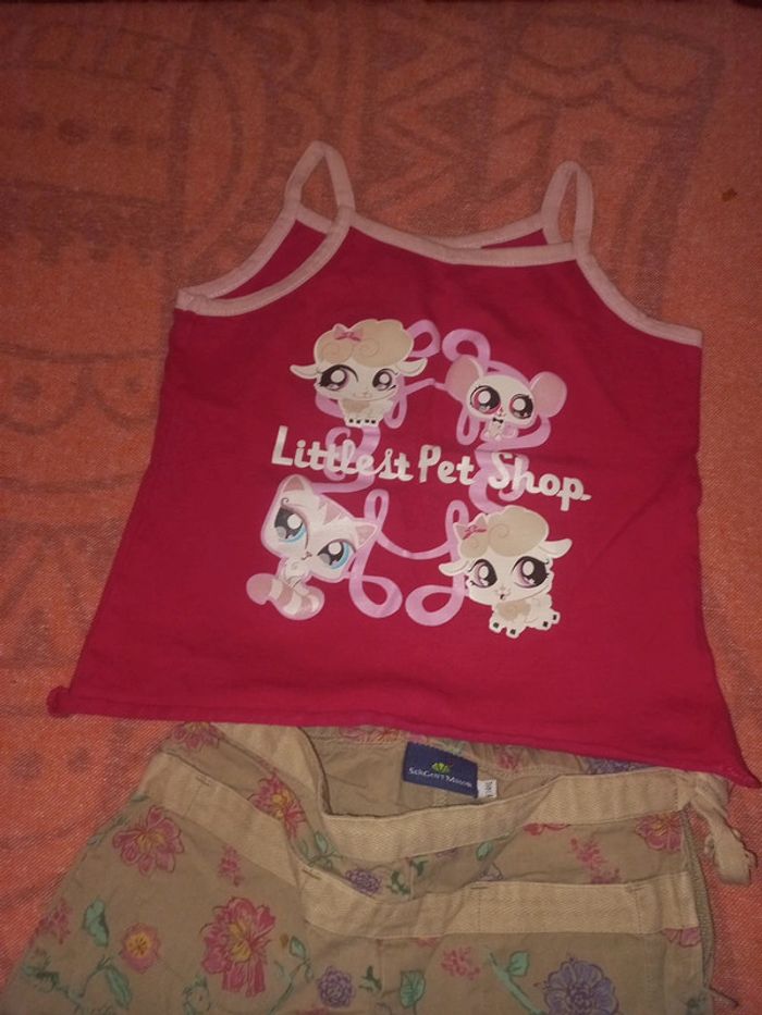 Ensemble LPS et Sergent Major, débardeur été pantalon fleuri - photo numéro 3