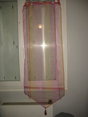 LOT DE 6 RIDEAUX STORE BATEAU RAYA ROSE "ATMOSPHERA" - 60 x 160 cm - n°06