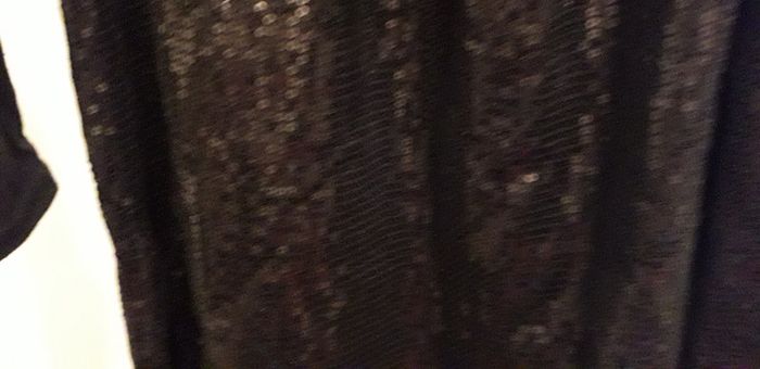 Ensemble de fêtes Robe pailletée + boléro Noir 8 ans Porté une fois - photo numéro 4