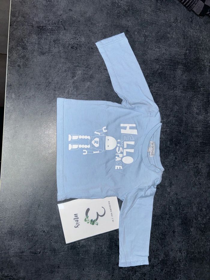 T-shirt à manches longues robot