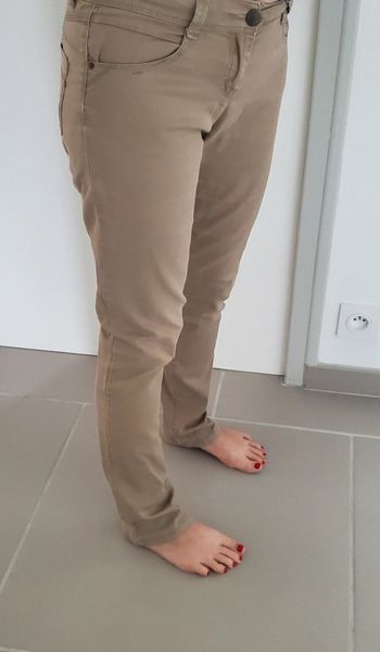 Pantalon Cache Cache 39 beige