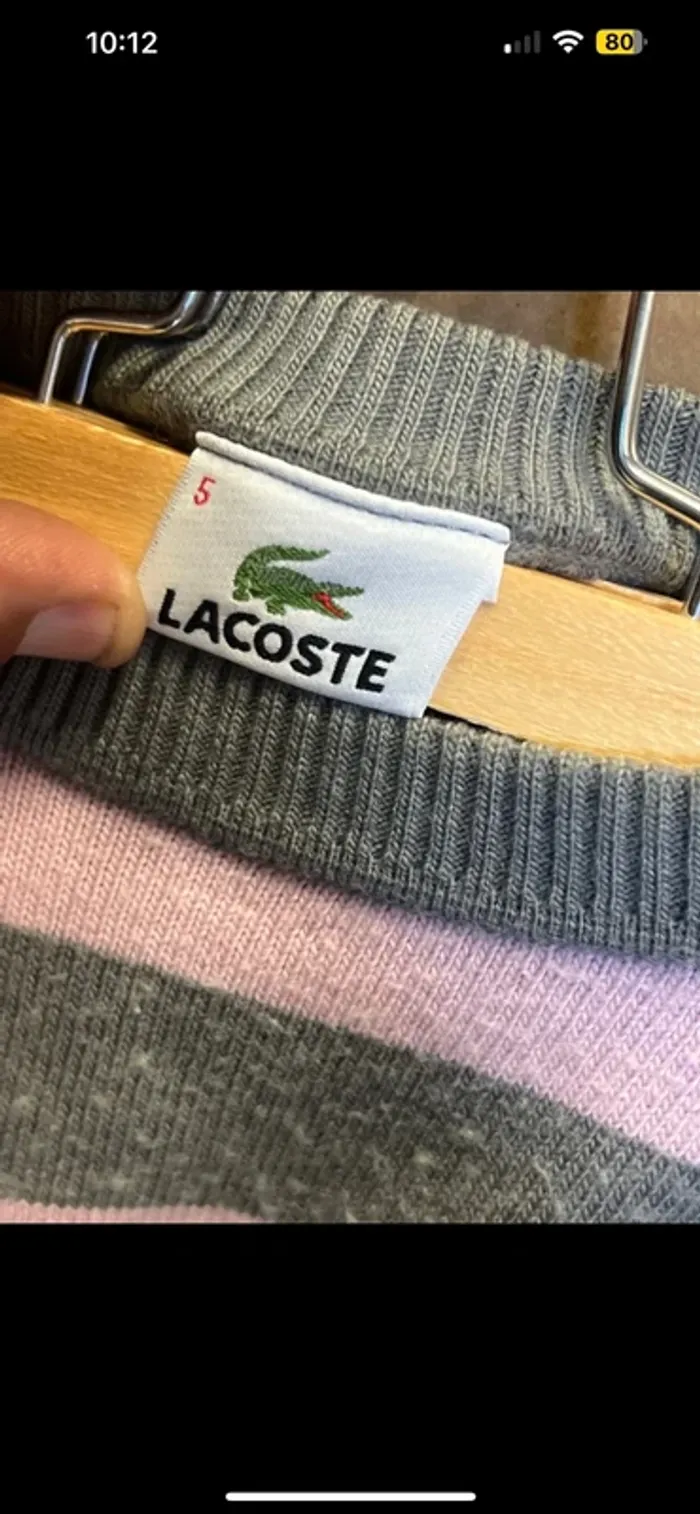 Pull Lacoste taille Xl - photo numéro 3