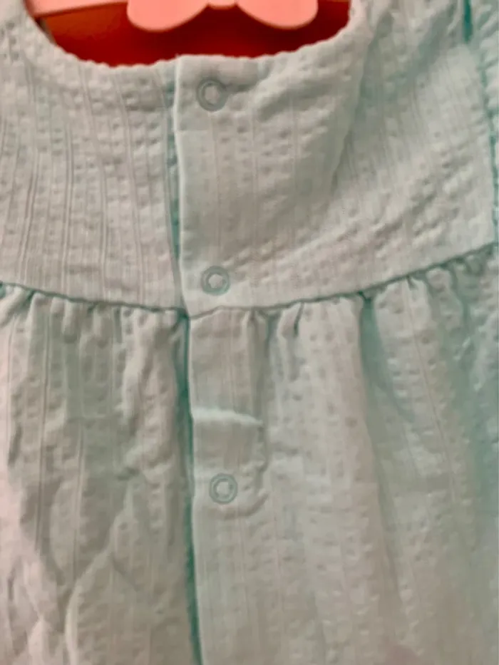 🌿 Blouse vert d’eau Obaïbi – 6 mois (68 cm) - photo numéro 4