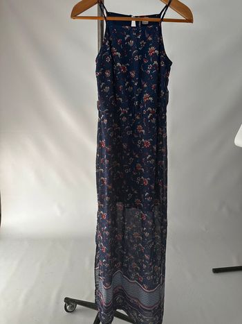 Robe longue H&M 34 fleuri