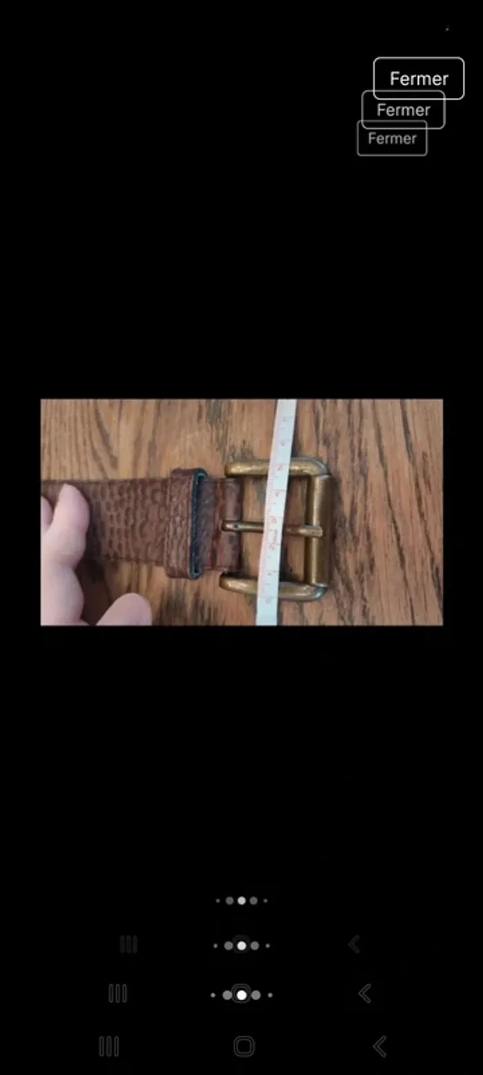 Ceinture Mondi cuir Marron 85cm Germany - photo numéro 14