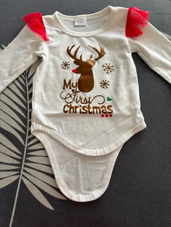 Tenue de Noël 3 mois - photo numéro 2