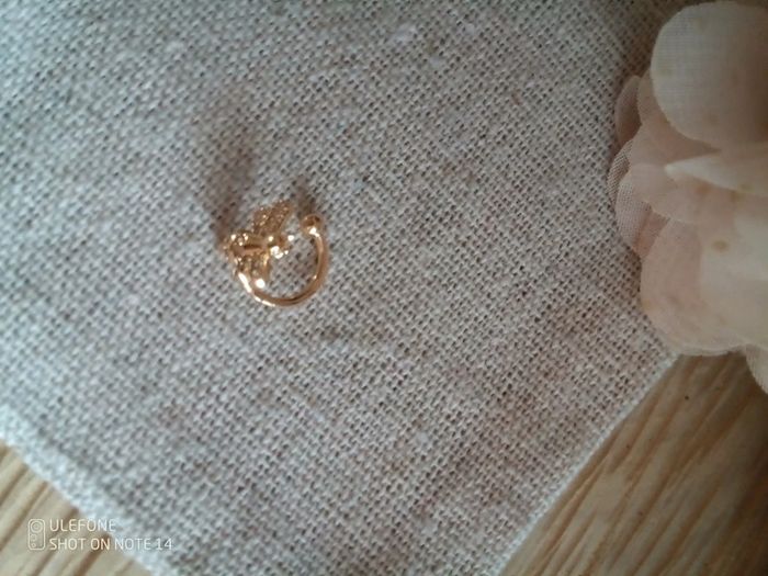 Clip oreille abeille dorée - photo numéro 2