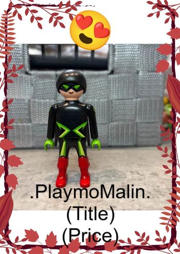 Personnage figurine homme playmobil