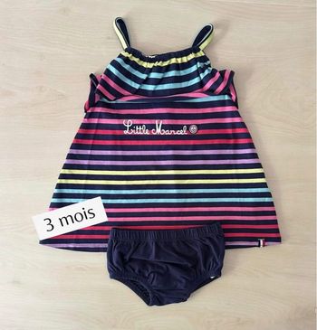 Ensemble Little Marcel - été - bébé fille - 3 mois 60 cm