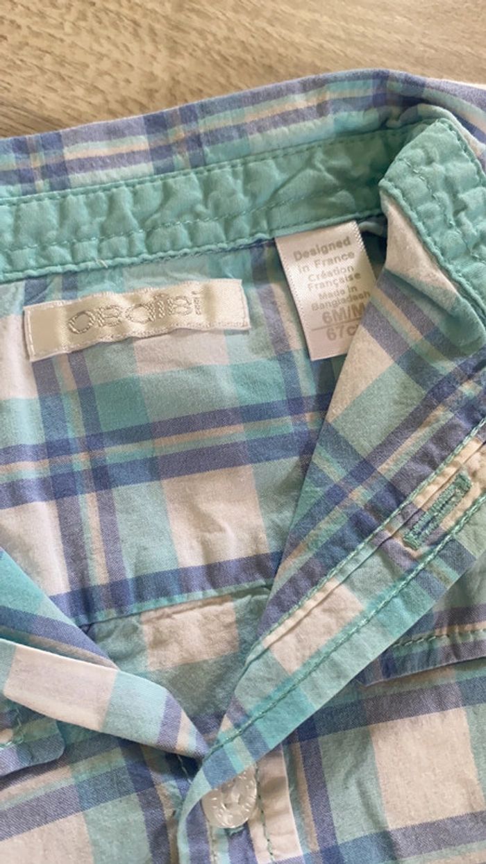 Chemise été garçon 6 mois - photo numéro 2