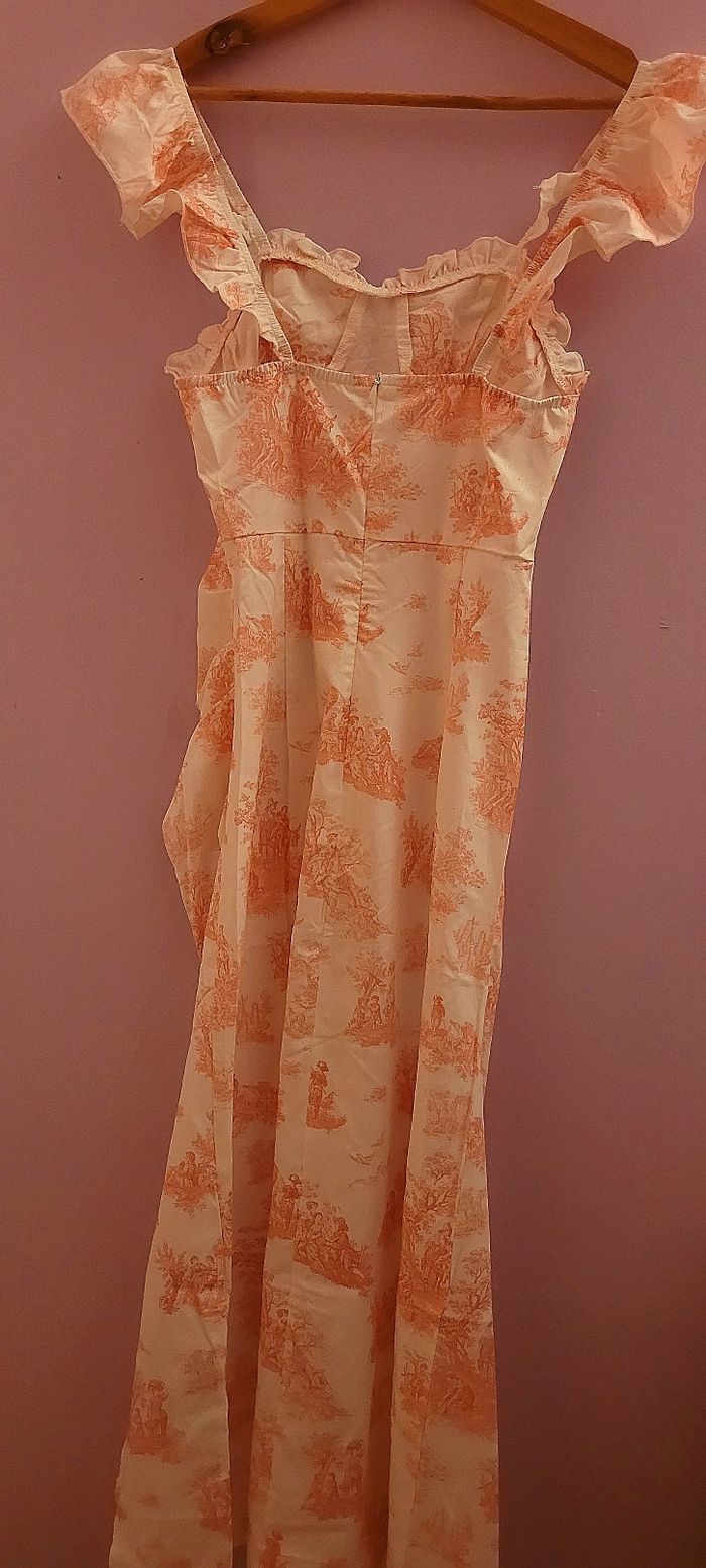 Robe légère romantique à fente - photo numéro 6