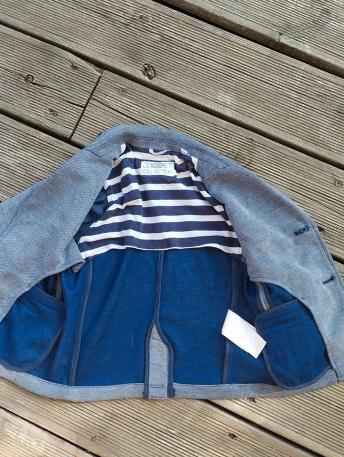 Veste garçon bleu t. 4 ans - photo numéro 3