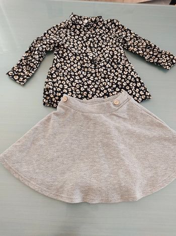 Ensemble 4 ans jupe + blouse