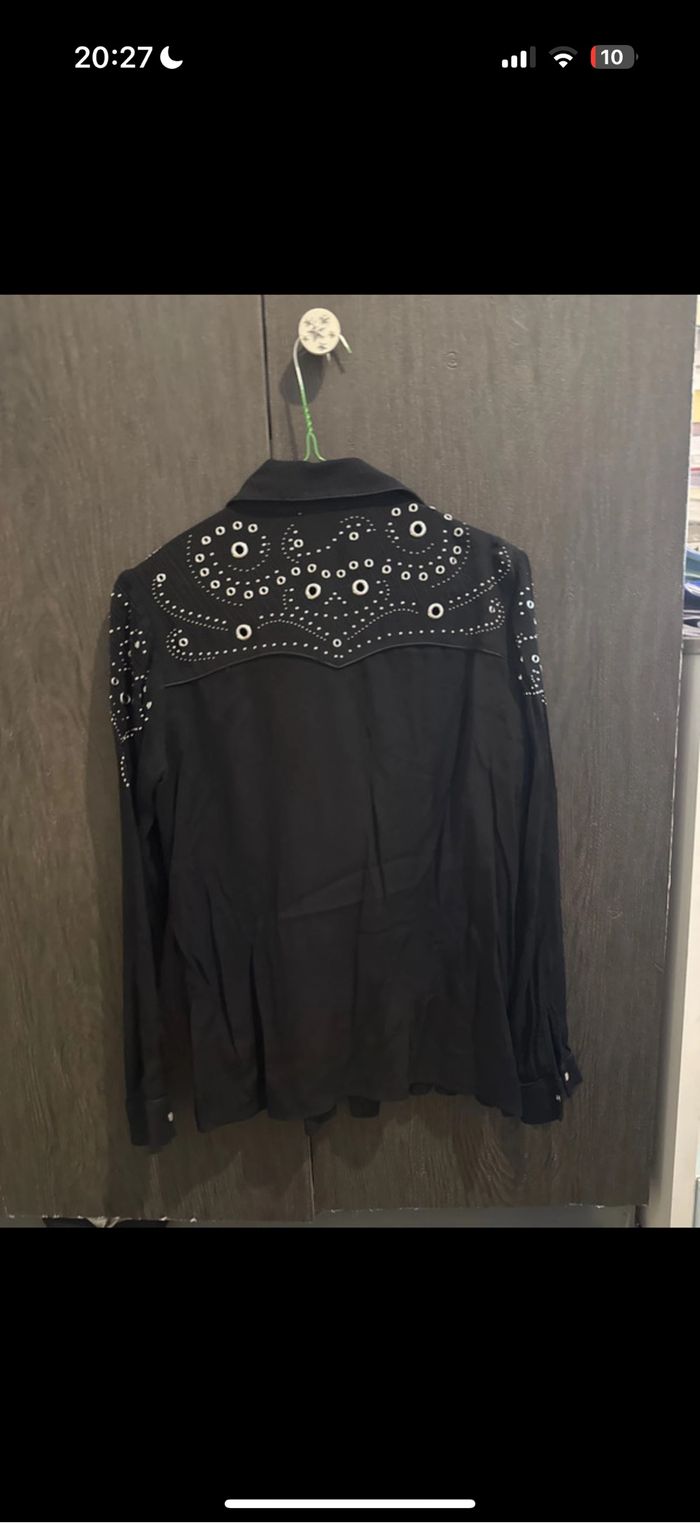 Chemisier noir Claudie pierlot - photo numéro 4