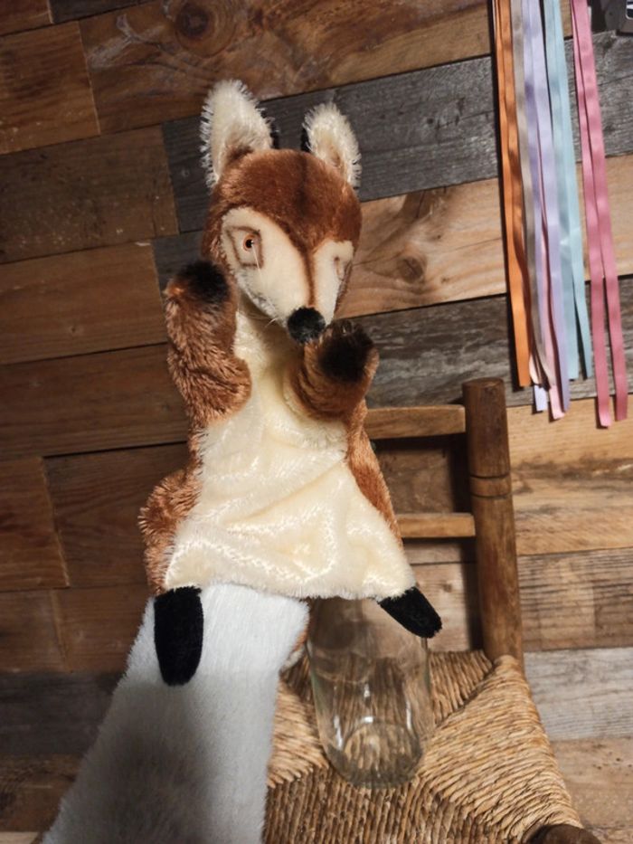 Peluche marionnette steiff vintage renard tbe - photo numéro 7