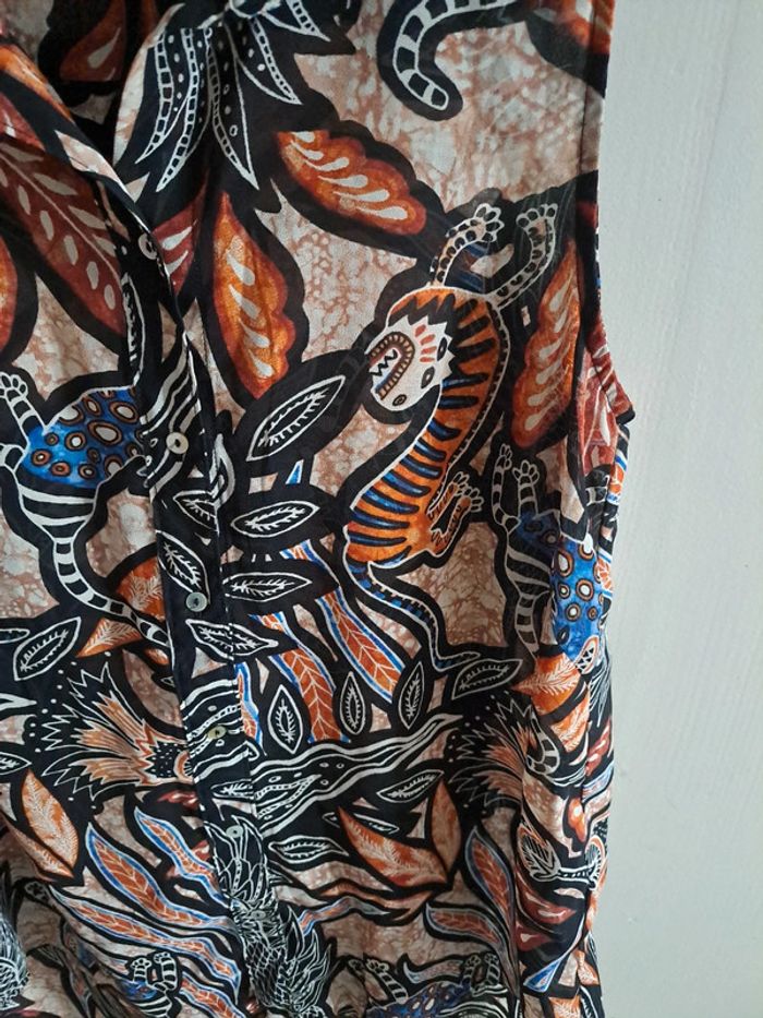 Blouse sans manche chemise  36 S H&M - photo numéro 5