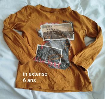 T-shirt in extenso 6 ans