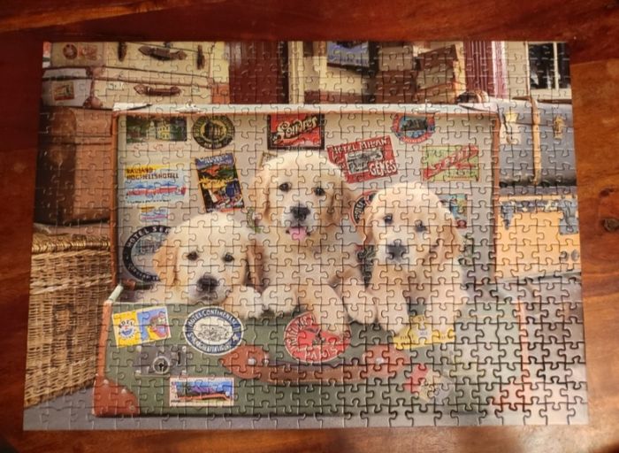 Magnifique puzzle Chiots Educal 500 pièces - photo numéro 2