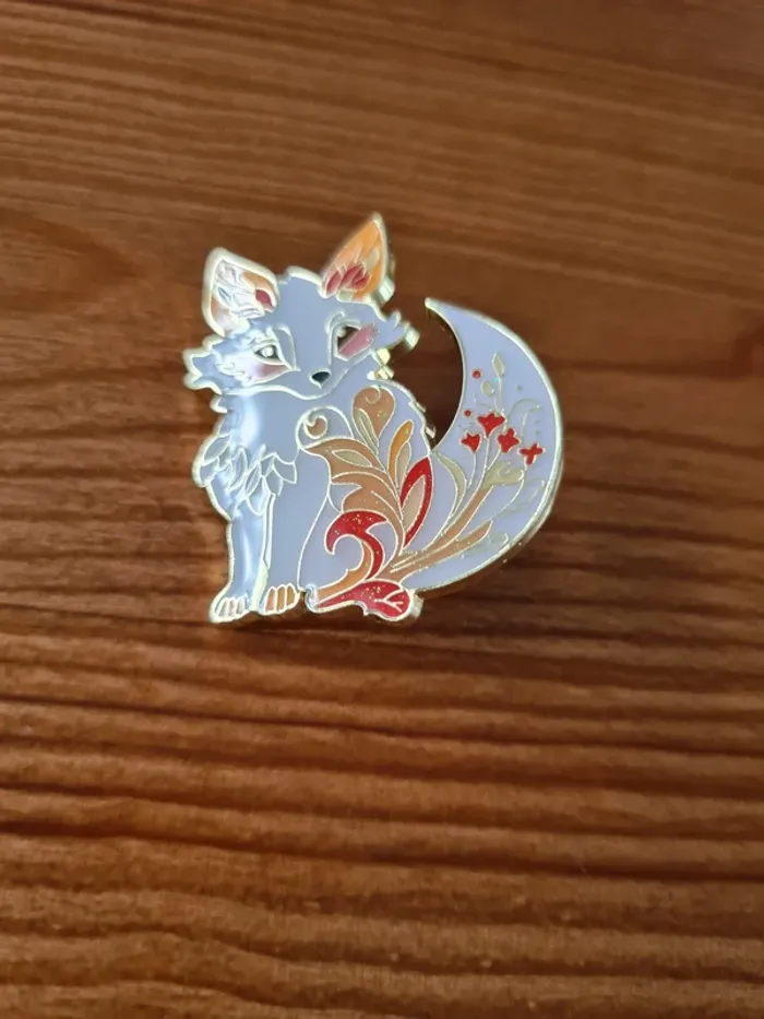 Superbe broche renard kawaii - photo numéro 4