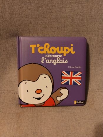 Livre cartonné T'choupi découvre l'anglais