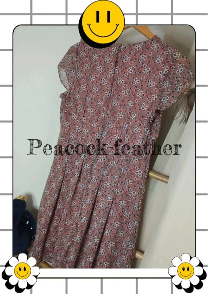 Robe rose camaïeu fleurie 42 - photo numéro 8