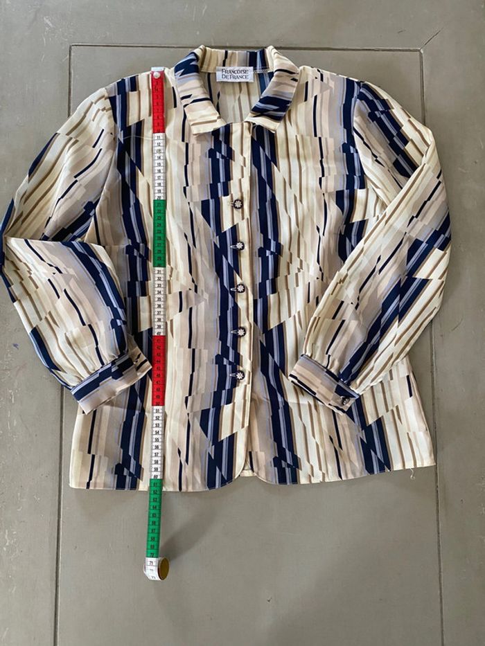 Chemise vintage Françoise de France taille M - photo numéro 9
