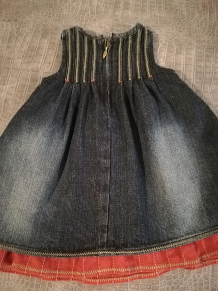 Robe en jean jean bourget 6 mois - photo numéro 2
