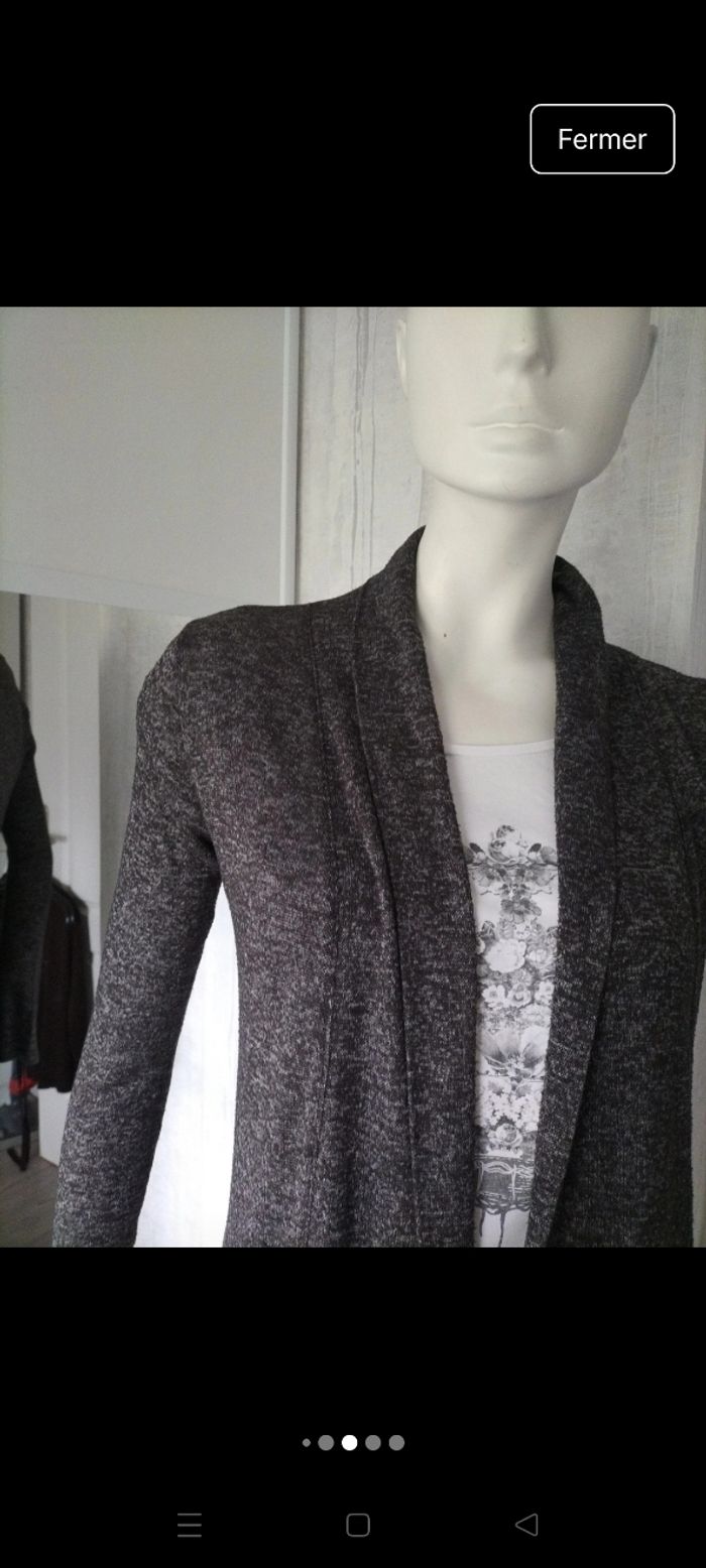 Cardigan bord à bord - photo numéro 4