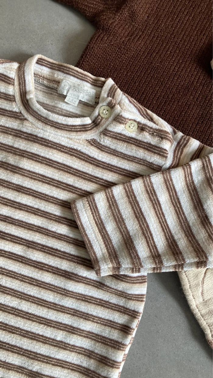 Lot ensemble pull sweat vêtement 6 mois garçon - photo numéro 2