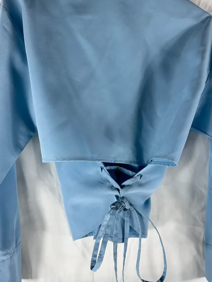 Chemise cintrée bleu YesStyle - photo numéro 5