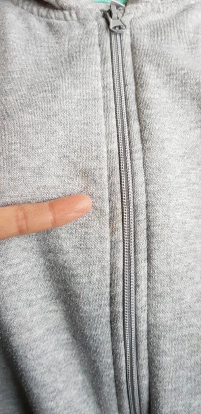 Sweat zippé femme - T. 40 - photo numéro 6