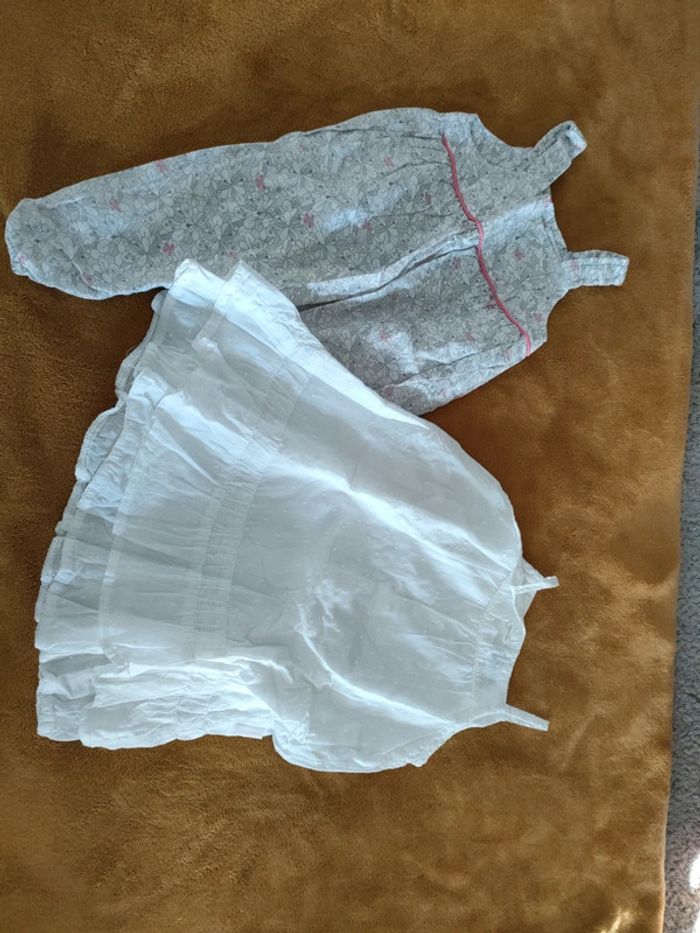 Lot salopette/robe