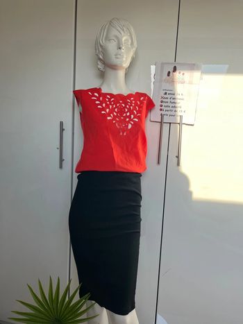 débardeur ajouré S/M