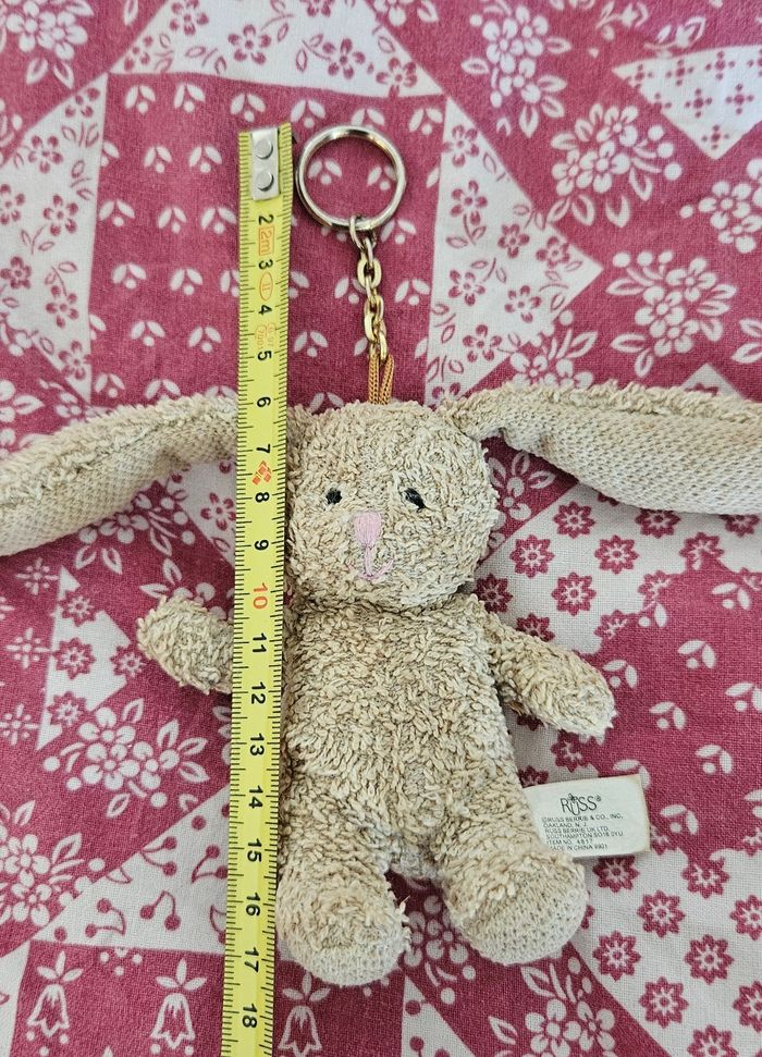 Porte clé lapin peluche - photo numéro 7
