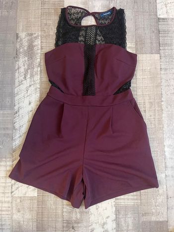 Combi short dentelle taille 36/38 cache cache