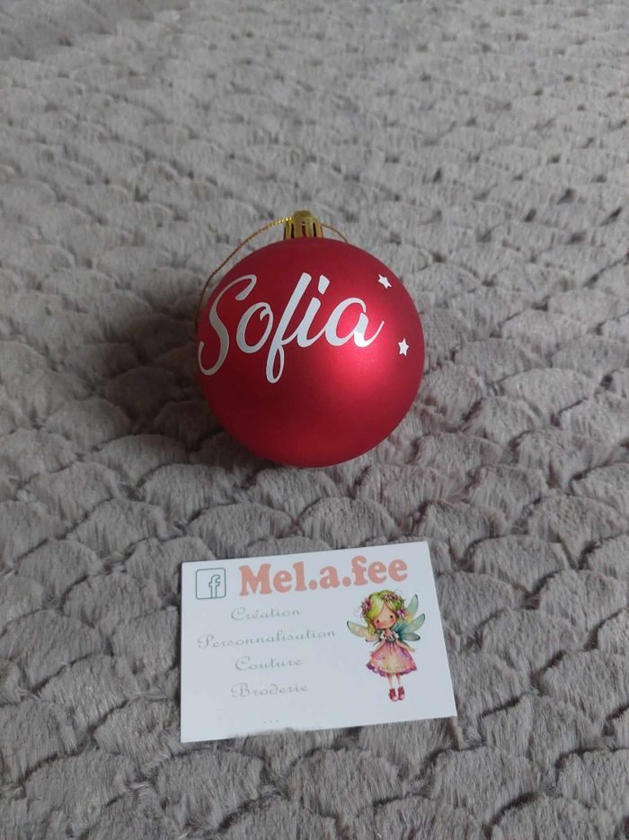 Boule de Noël personnalisé