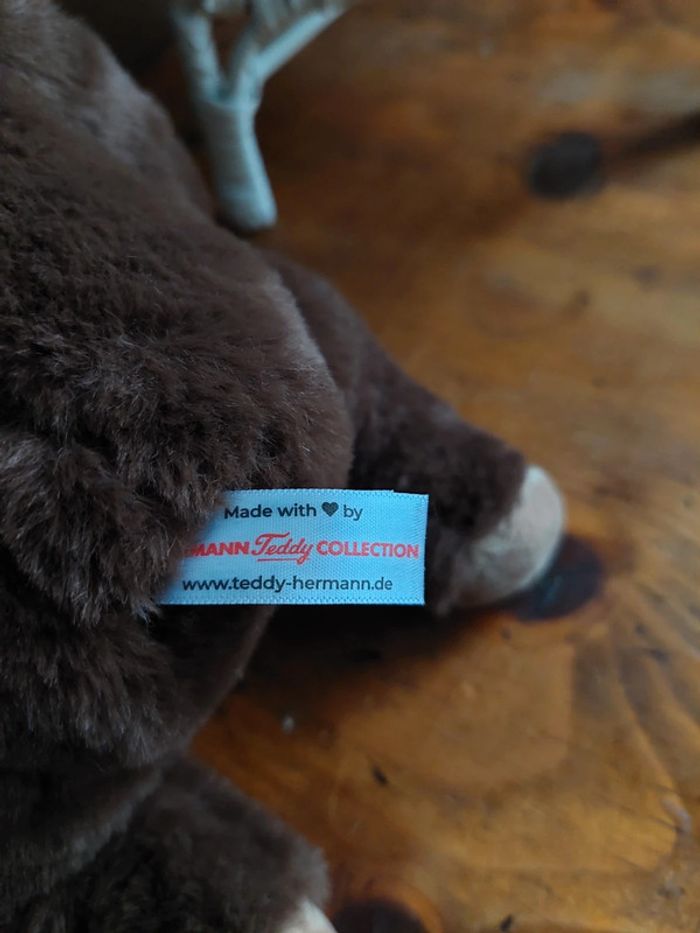 Peluche singe publicitaire Wago par Hermann teddy collection - photo numéro 5