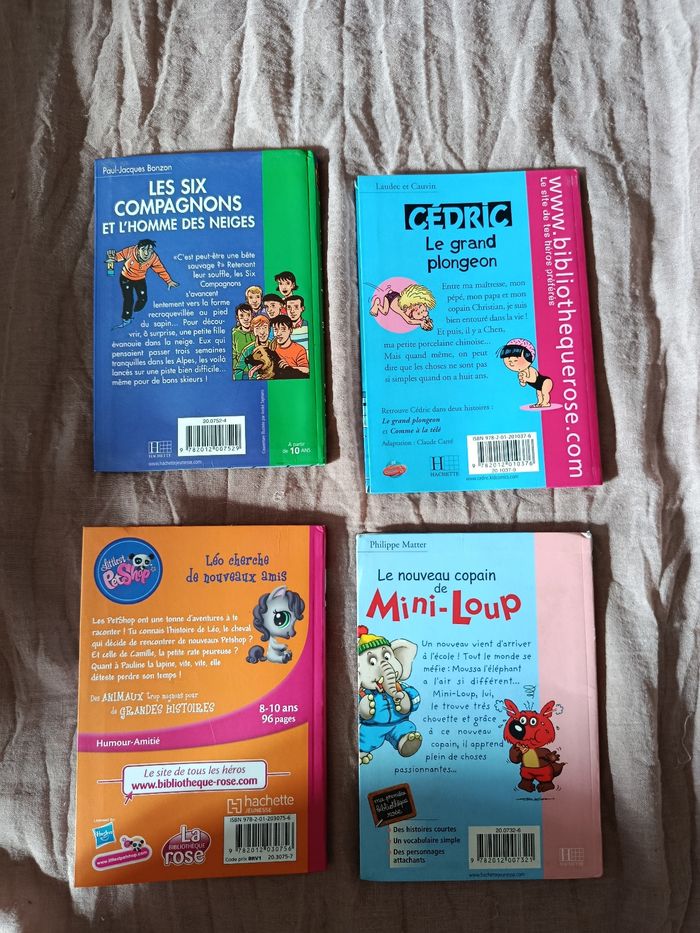 Lot de 4 livres enfants la bibliothèque rose - photo numéro 2