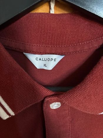 Polo Calliope taglia XL bordeaux