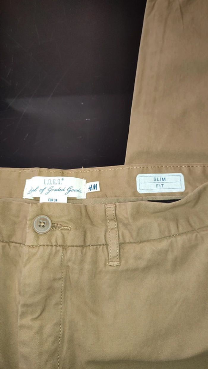 Pantalon homme Camel beige neuf sans étiquette - photo numéro 2
