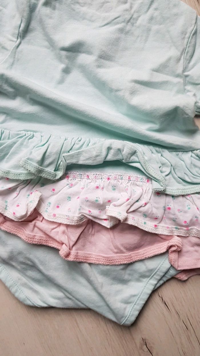 Lot de 2 barboteuses été fille 12mois - photo numéro 3